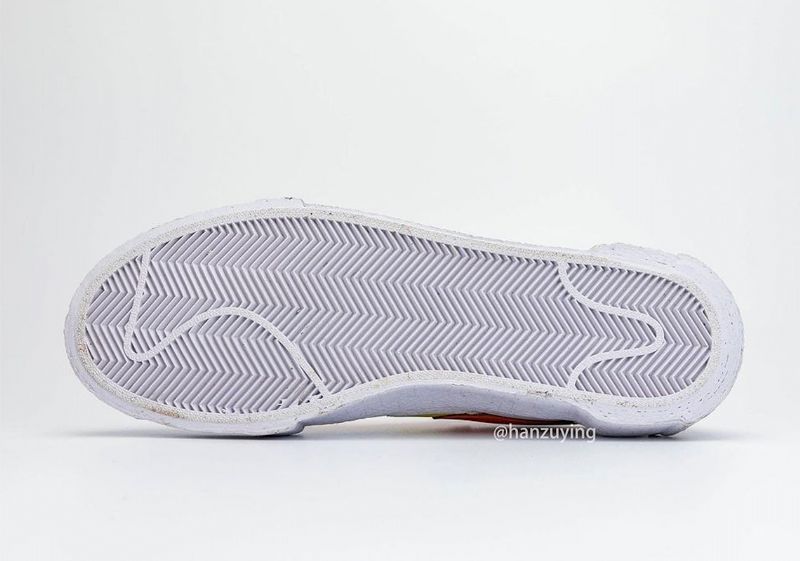 Sacai Nike Blazer Low Férfi / Női Futó Közepes Szürke / Klasszikus Zöld-fehér