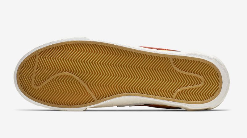 Sacai Nike Blazer Mid Maize Sötétkék Férfi / Női Futó Varsity Kukorica / Piros / Midnight