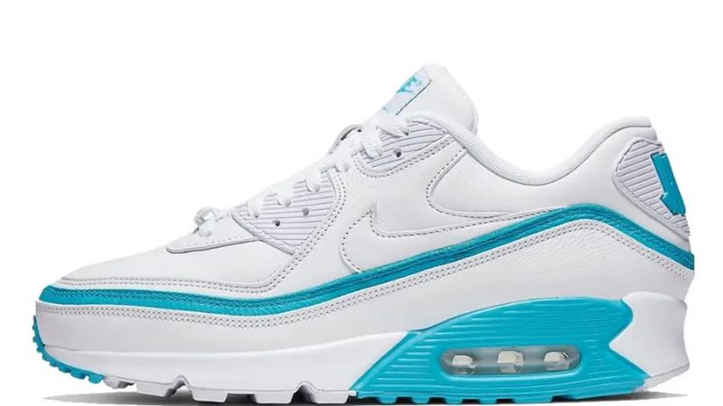 Veretlen Nike Air Max 90 Férfi Alkalmi Fehér/kék