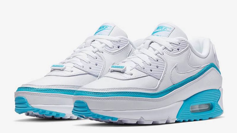 Veretlen Nike Air Max 90 Férfi Alkalmi Fehér/kék