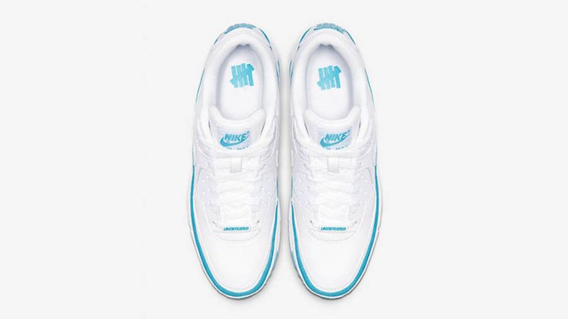 Veretlen Nike Air Max 90 Férfi Alkalmi Fehér/kék