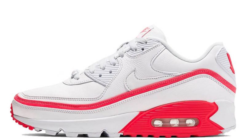 Veretlen Nike Air Max 90 Férfi Alkalmi Fehér/piros