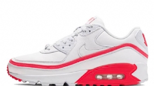 Veretlen Nike Air Max 90 Férfi Alkalmi Fehér/piros