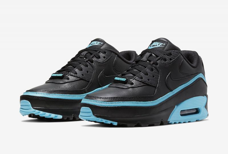 Veretlen Nike Air Max 90 Férfi Alkalmi Fekete/kék