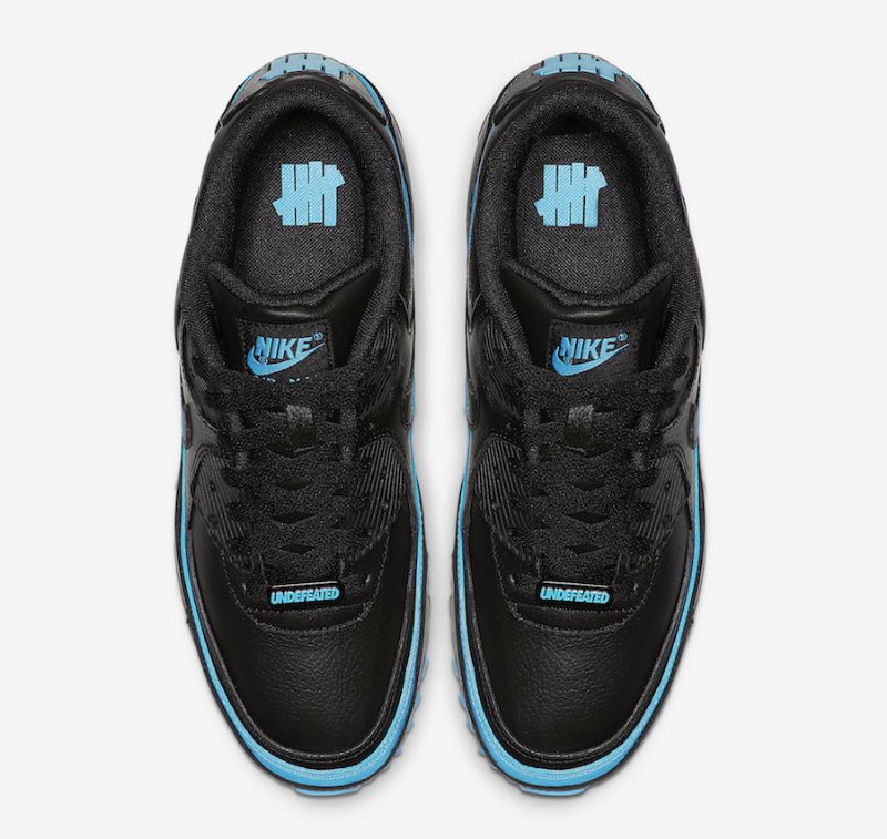 Veretlen Nike Air Max 90 Férfi Alkalmi Fekete/kék