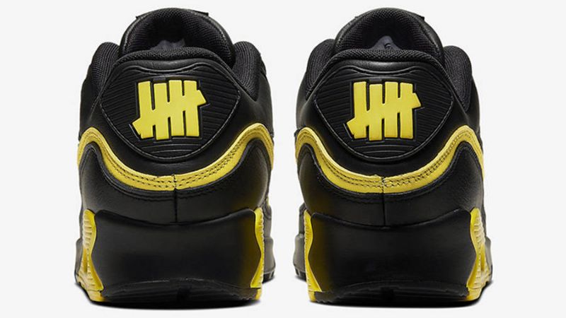 Veretlen Nike Air Max 90 Férfi Alkalmi Fekete / Opti Sárga
