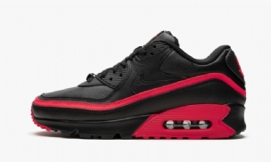 Veretlen Nike Air Max 90 Férfi Alkalmi Fekete/piros