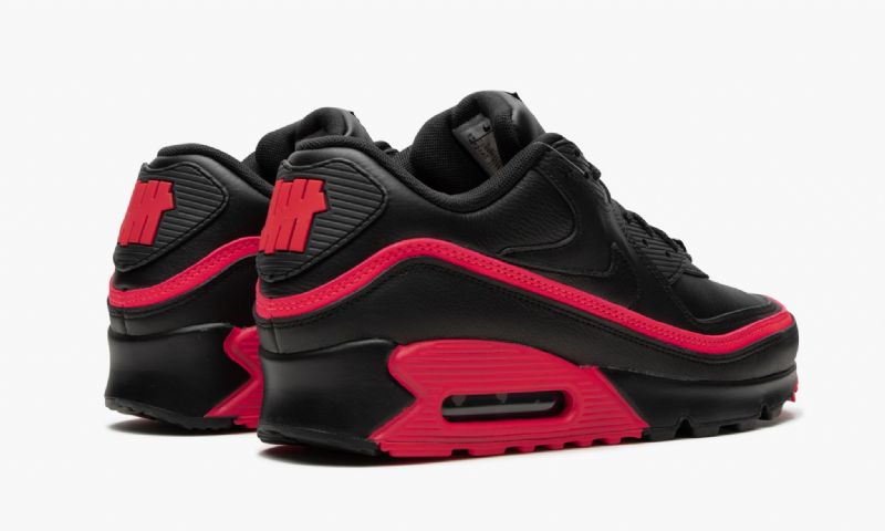 Veretlen Nike Air Max 90 Férfi Alkalmi Fekete/piros