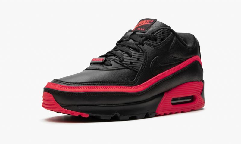 Veretlen Nike Air Max 90 Férfi Alkalmi Fekete/piros
